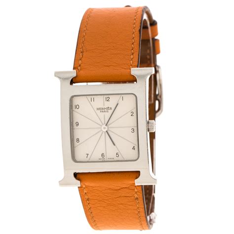 Hermès Heure H HH1.510 Stainless steel White 2012 France 